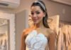 Noiva de Davi Brito, faz prova de vestido de casamento e celebra: ‘Contagem regressiva’