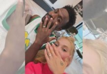 Virginia e Vini Jr. exibem aliança de compromisso após um ano de namoro