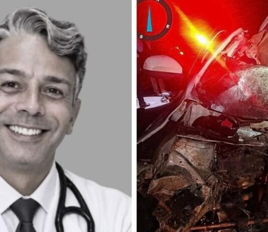 Médico morre após batida em caminhão na BR-174; carro ficou destruído