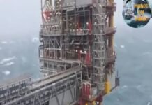 Veja Vídeo – Como plataformas de petróleo conseguem enfrentar ondas gigantes em alto-mar; veja