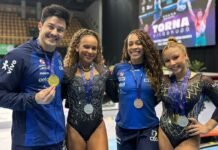 Brasil fecha Copa do Mundo de ginástica com mais cinco pódios