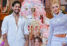 Maria Flor ganha festa luxuosa de 4 anos com tema de Rapunzel e bolo gigante