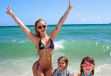 Virginia Fonseca curte dia de praia com as filhas em Miami: ‘A vida presta muito!’