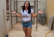 Viviane Araújo mostra andamento da obra de sua nova mansão e faz revelação