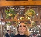 Veja Vídeo – Mulher viaja até a Síria para surpreender o marido, que fica sem reação ao vê-la